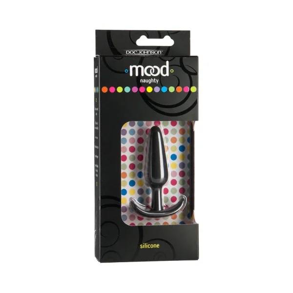 Naughty Small Butt Plug - Black — image 6 of 8