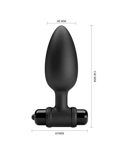 Vibra Anal Plug Vibrator - 4.6 Inch