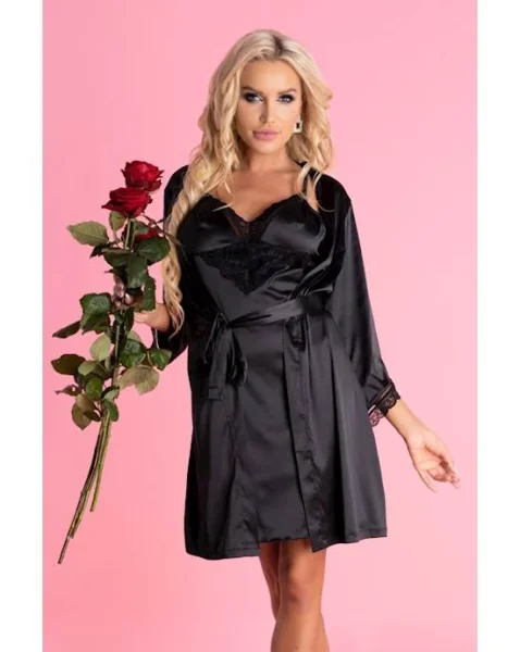 Ariladyen Robe  - Black - L/xl