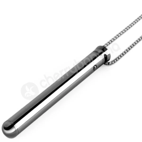 Le Wand 3.5" Whisper Quiet Vibrating Necklace in Black