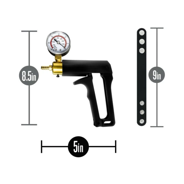 Performance - Gauge Pump Trigger With Silicone Tubing And Silicone Cock Strap - Black — image 17 of 19