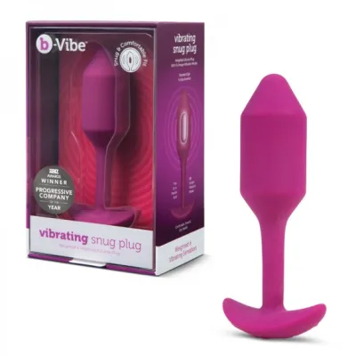b Vibe Vibrating Snug Plug 2 Medium