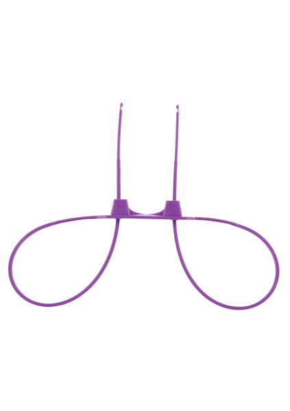 Zip Tie Cuffs - Purple - Bdsm Handcuffs