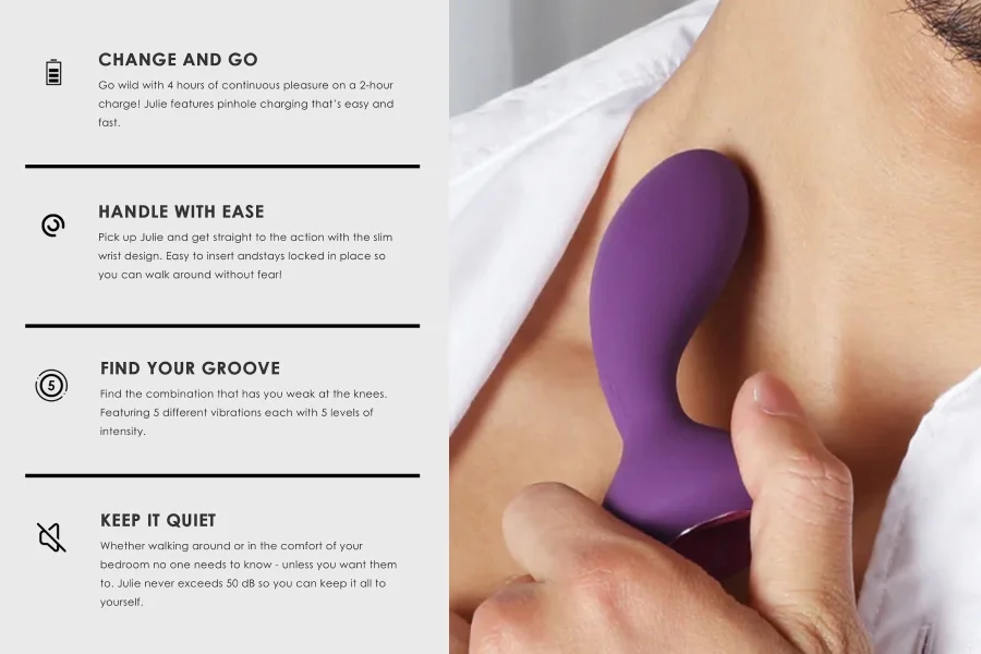 Svakom Julie - Vibrating Anal Plug