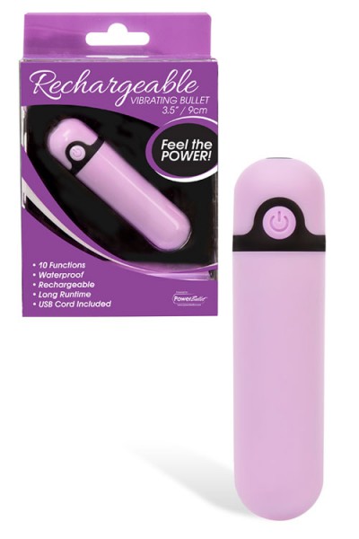 BMS USB-Rechargeable Soft-Touch 3.5" Bullet Vibrator