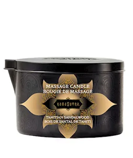 Kama Sutra Massage Candle Tahitian Sandalwood - White — image 2 of 2