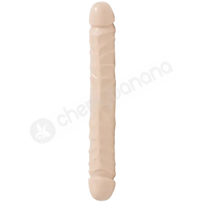 Jr Veined Double Header Flesh 12 Dildo