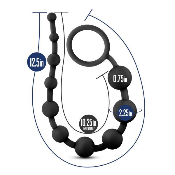 Blush Performance Silicone Anal Beads