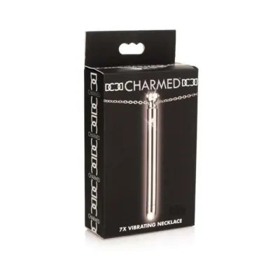 Charmed 7x Vibrating Necklace Silver