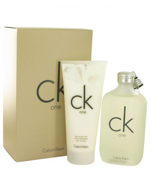 Ck One Gift Set By Calvin Klein - 6.7 Oz Eau De Toilette Spray + 6.7 Oz Body Moisturizer