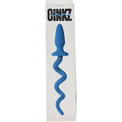 Oinkz Butt Plug Blue 11 Inch