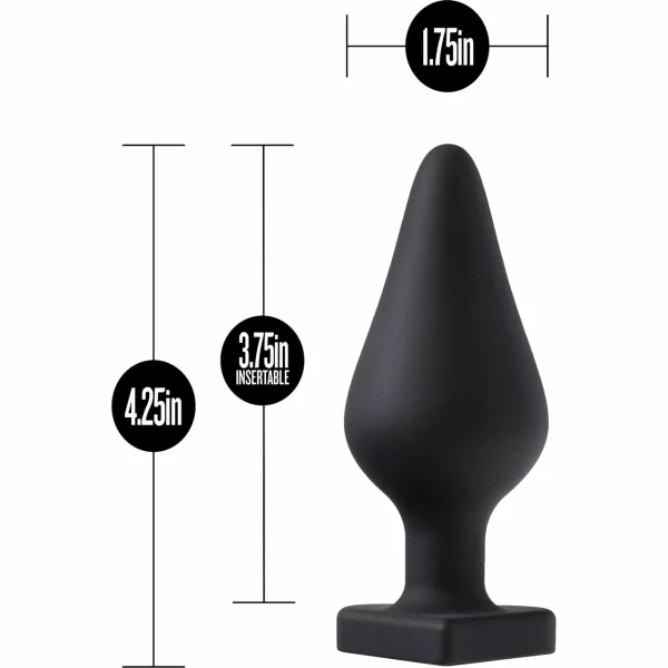 Blush Temptasia Fuck Me Silicone Heart Butt Plug