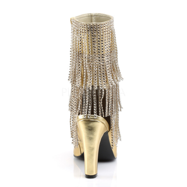 4 inches Heel, 1 1/2 inches PF Open Toe/Heel Back Lace-Up Ankle Boot — image 12 of 16