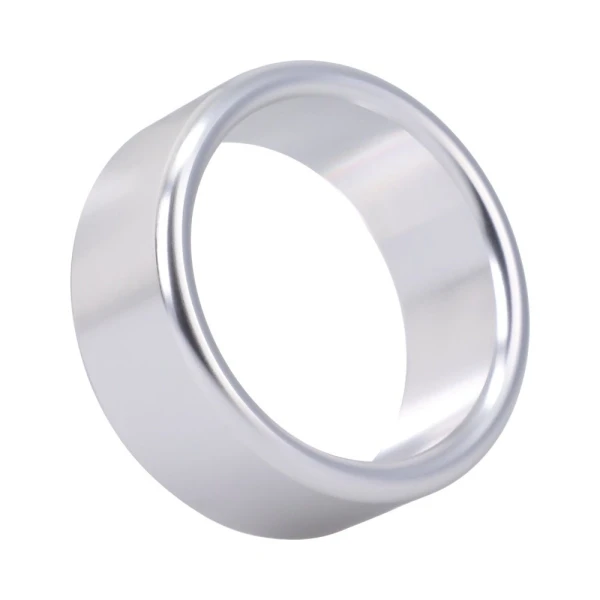 Rock Solid Brushed Alloy Medium (1.5in X .75in) Silver