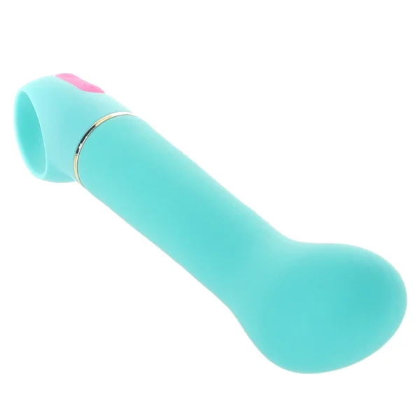 Aria Flirty AF 10-Function Silicone G-Spot Vibrator By Blush - Teal