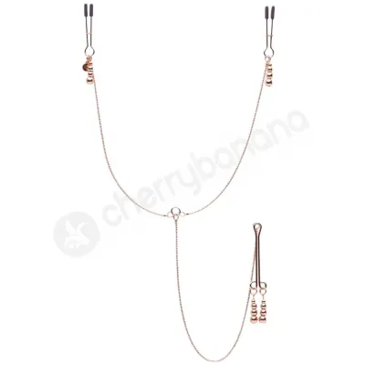 Fifty Shades Freed All Sensation Nipple Clitoral Chain Clamps