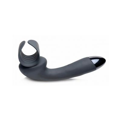 Trinity Vibes Teasers 10x Solo Stroke Penis Teaser Wand Black 7 5 Inch