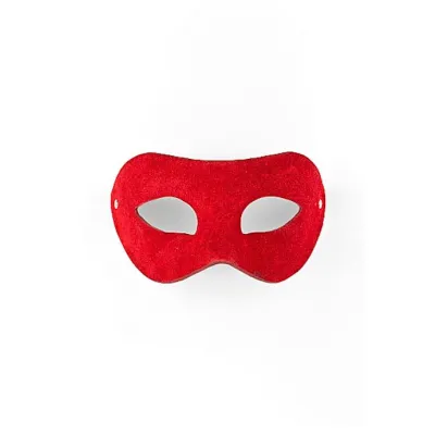 Eye Mask Suede Red