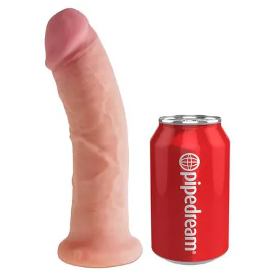 King Cock Plus 8 inches Dual Density Cock Beige