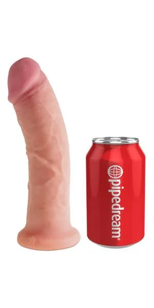 King Cock Plus 8 inches Dual Density Cock Beige