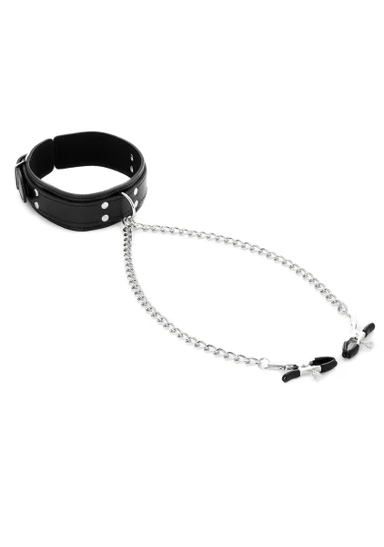 Collar with nipple clamps