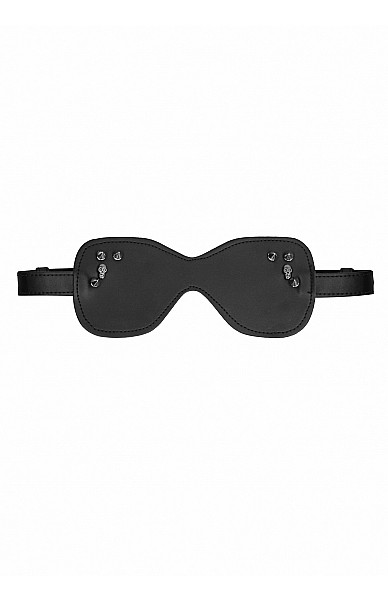 Skulls and Bones Large Eye Mask with Skulls and Spikes B