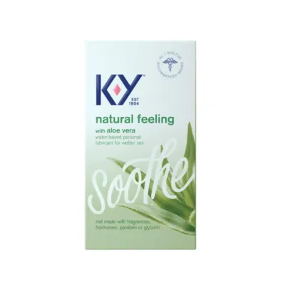 K Y Natural Feeling with Aloe Vera Water Based Lube 1 69oz Sexual Lubricants