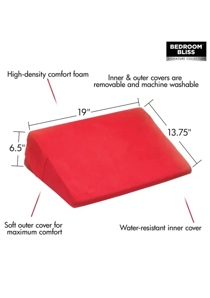 Bedroom Bliss Love Cushion Small Wedge Pillow