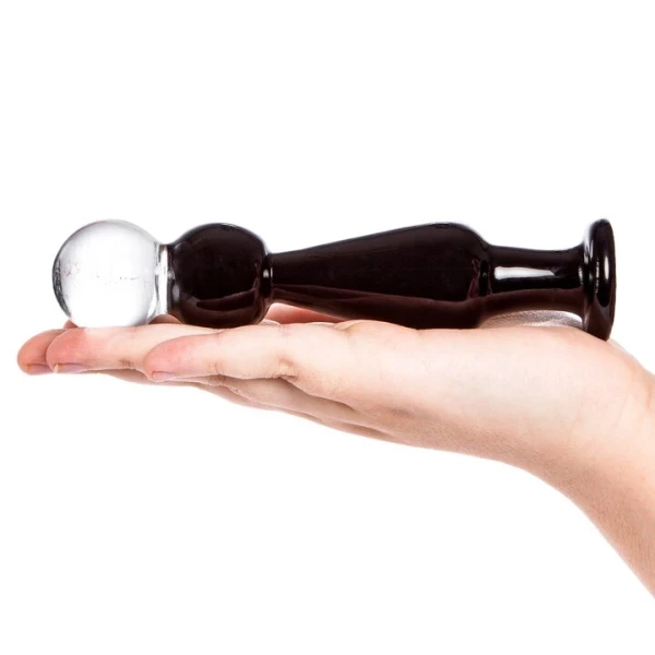 Glacier Glass Checkmate Butt Plug – 6.5 Inch