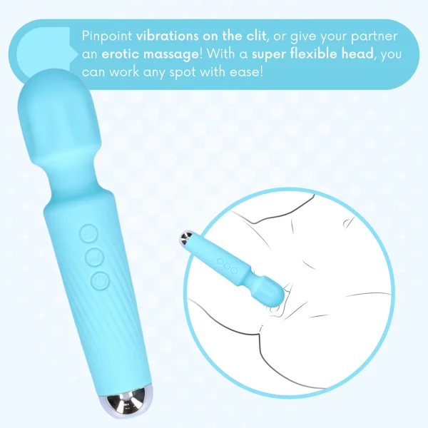 FREE High-Power Silicone Wand Vibrator (Intense Vibrations!) - Add To Your Bag!
