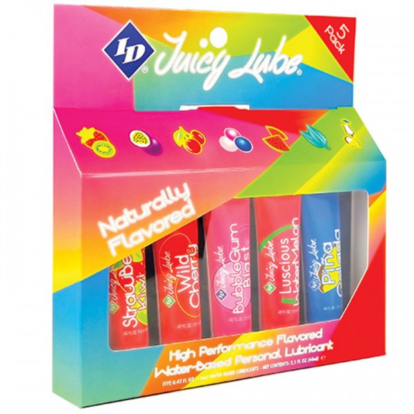 ID Juicy Lube Assorted Pack - 5 x 12ml