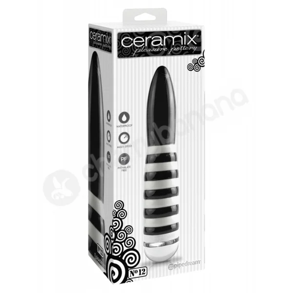 Ceramix No 12 Black Vibrator