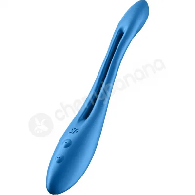 Satisfyer Elastic Game Blue Silicone Flexible Versatile Vibe