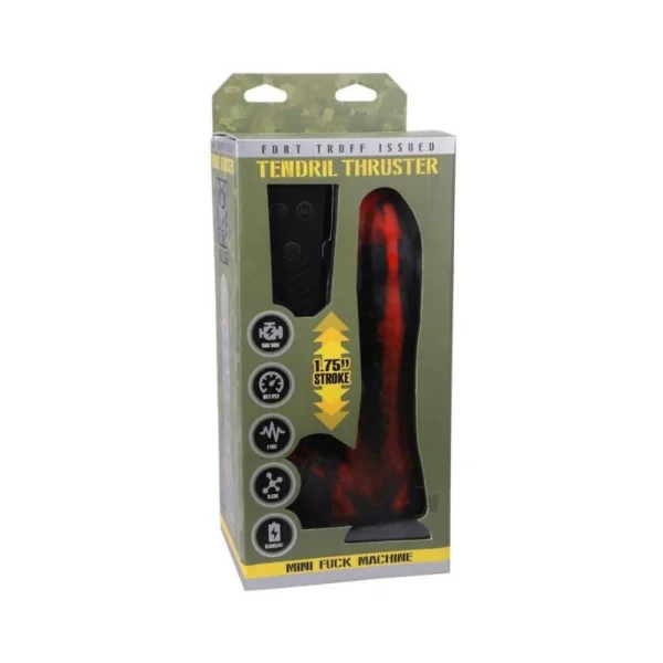 Sex Machines: Fort Troff Tendril Thruster Mini Fuck Machine Rechargeable Remote-controlled Silicone 8.5 In. Thrust