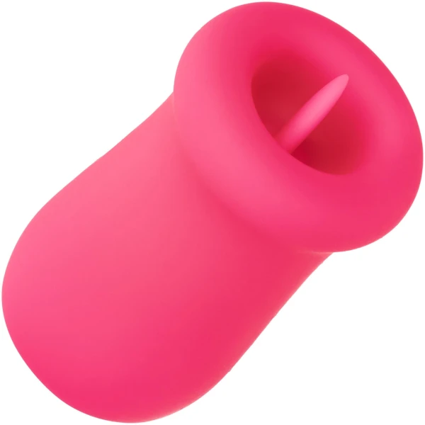 Sugar Craze Rechargeable Waterproof Silicone Flickering Clitoral Stimulator By CalExotics - Pink