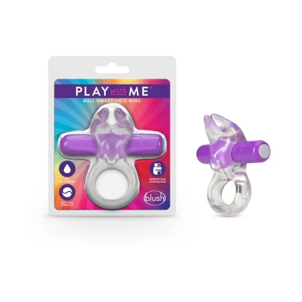 Play With Me - Bull Vibrating C-ring - Purple — image 15 of 16