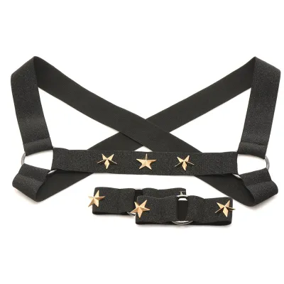 Master Series Rave Harness Elastic Chest Harness in L XL