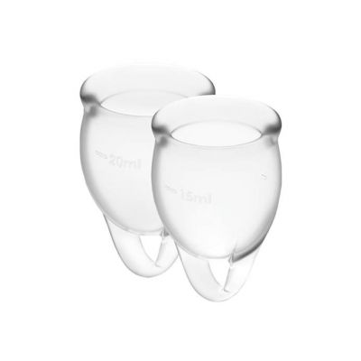 Satisfyer Feel Confident Menstrual Cup Clear