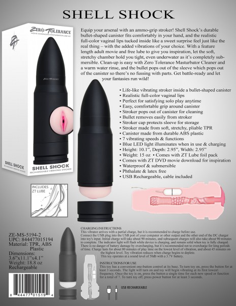 Shell Shock Vibrating Pussy