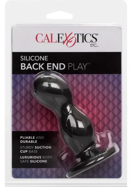 Silicone Back End Play Black Butt Plug — image 5 of 6