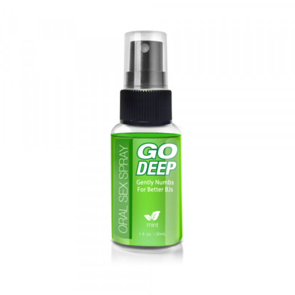 Go Deep Oral Sex Spray Mint 1 Fl Oz