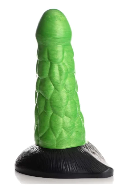 Creature Cocks Radioactive Reptile Thick Scaly Silicone Dildo