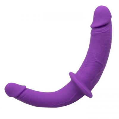 Bondara Orgasm A Rang Lilac Silicone Double Ended Dildo 12 Inch