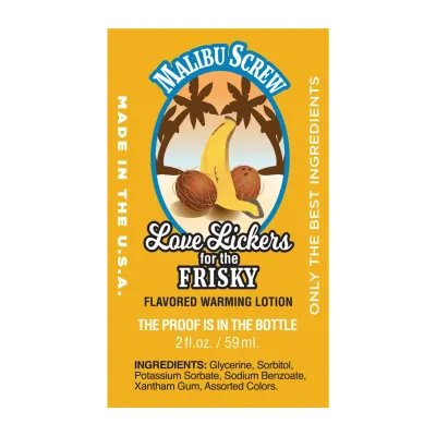 Love Lickers 2 oz Malibu Screw Tropical Cocktail