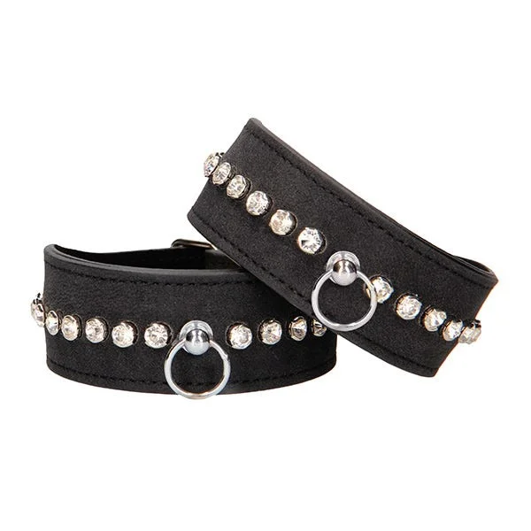 Ouch! Diamond Studded Wrist Cuffs