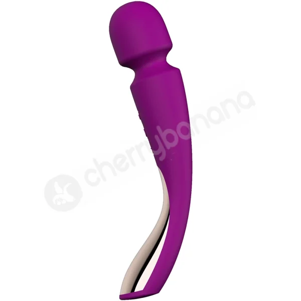 Lelo Smart Wand 2 Deep Rose Medium 10 Speed Vibrating Wand