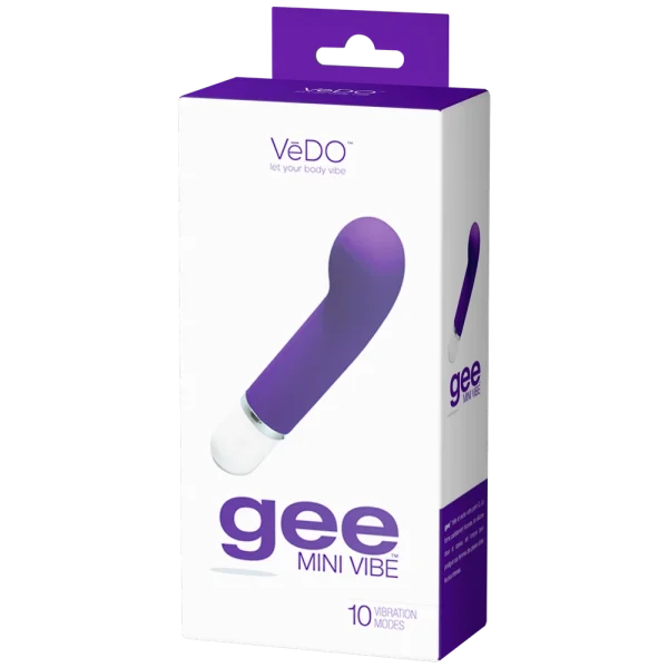 VeDO 'Gee' Mini G-Spot Rechargeable Waterproof Vibrator - Indigo