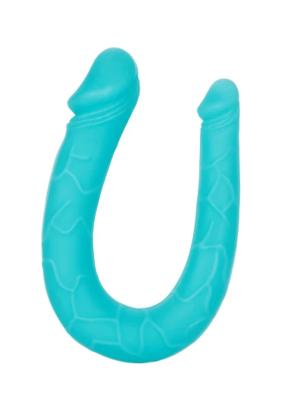 Silicone Double Dong Ac-dc Dong - Teal