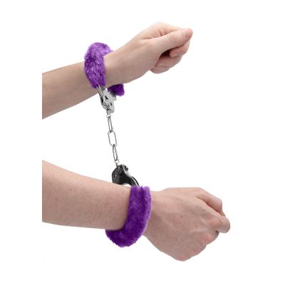 Pleasure Handcuffs Furry Purple Bdsm Handcuffs