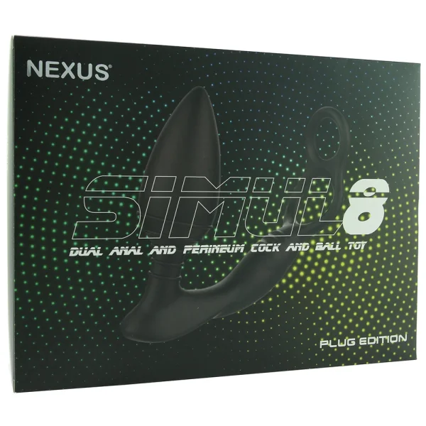 Nexus Simul8 Dual Butt Plug And Cock And Ball Toy